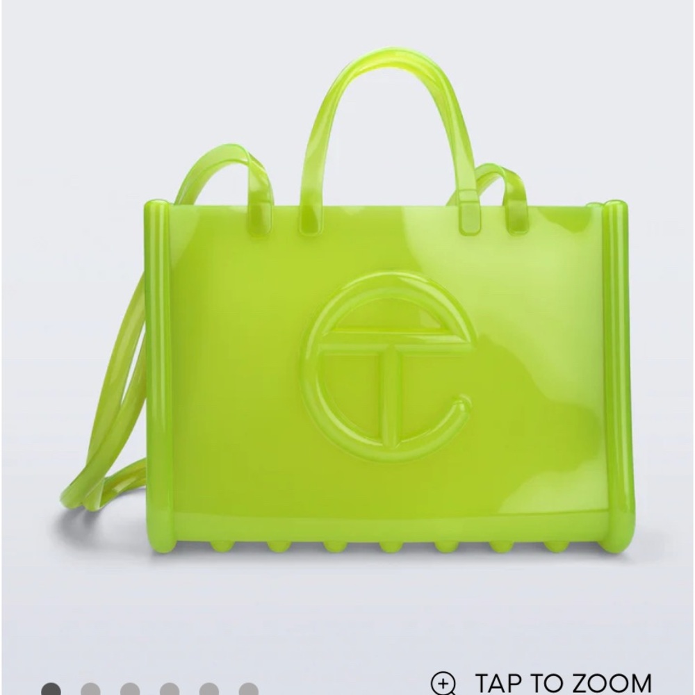 Melissa  X TELFAR collab
 large green Jelly shopper - Picture 6 of 16
